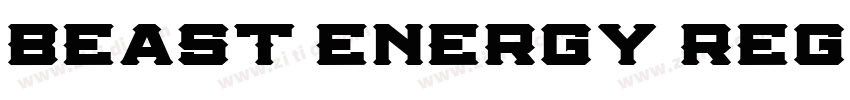 Beast Energy Regula字体转换 Beast Energy Regula字体转换